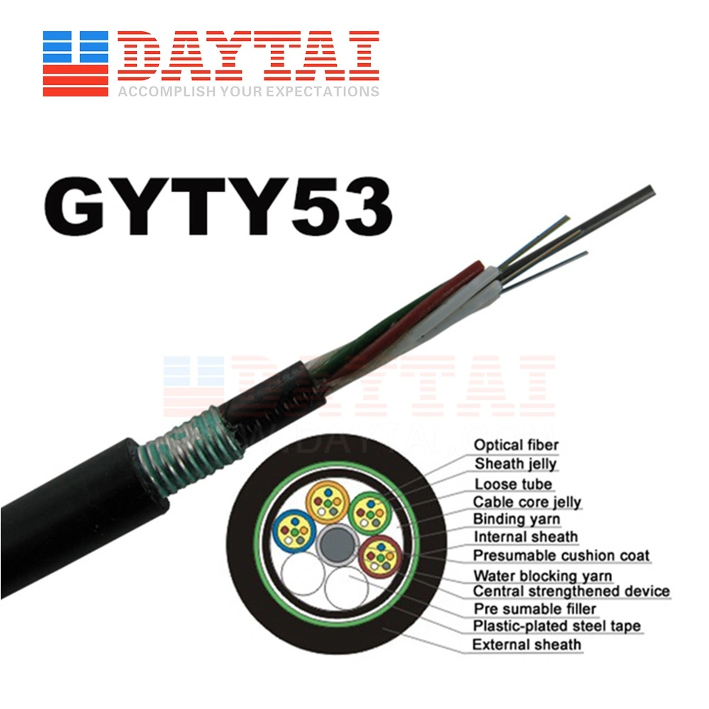 Outdoor Fiber Optic Cable Gyty53 Aerial&Duct and Direct Burial