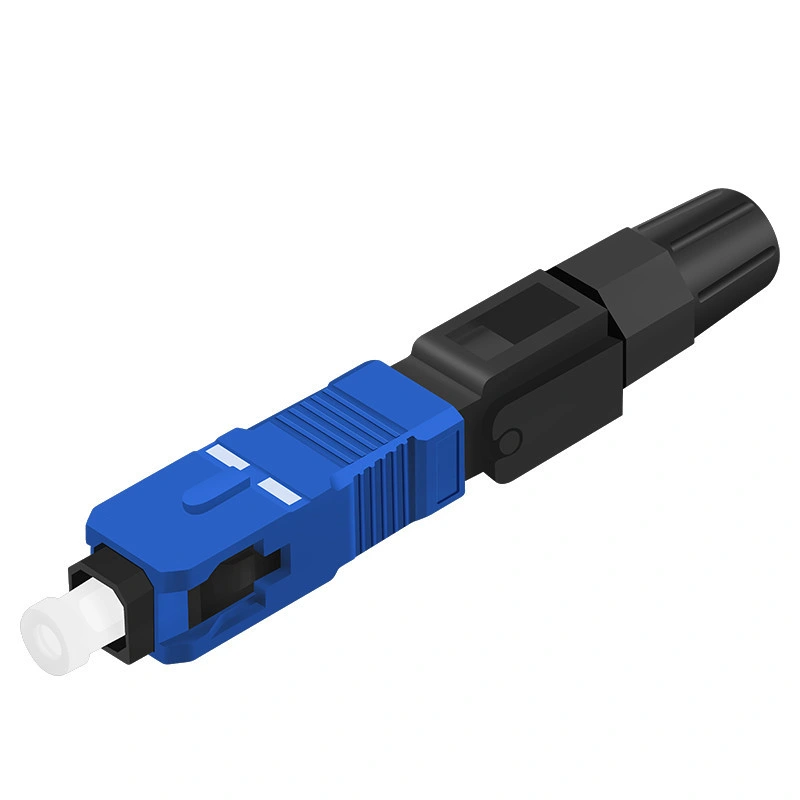 China Manufacturer Fiber Optical Sc/upc Sc/apc Drop Wire Fast Quick Connector For Covered Optical Cable