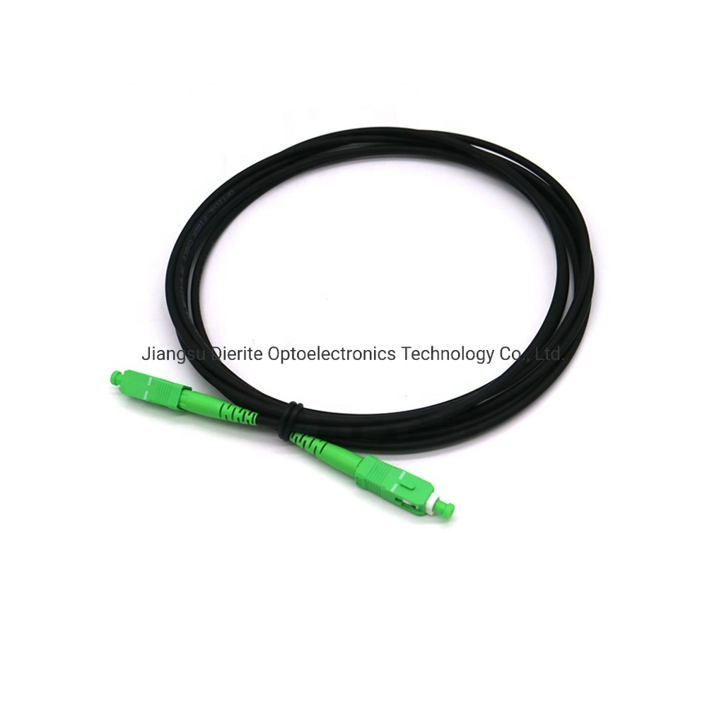 1-2 Cord FTTH Bow Type Drop Fiber Optic Patch Cord Sc APC Upc for Optical Fiber to The Home (FTTH) Odn System