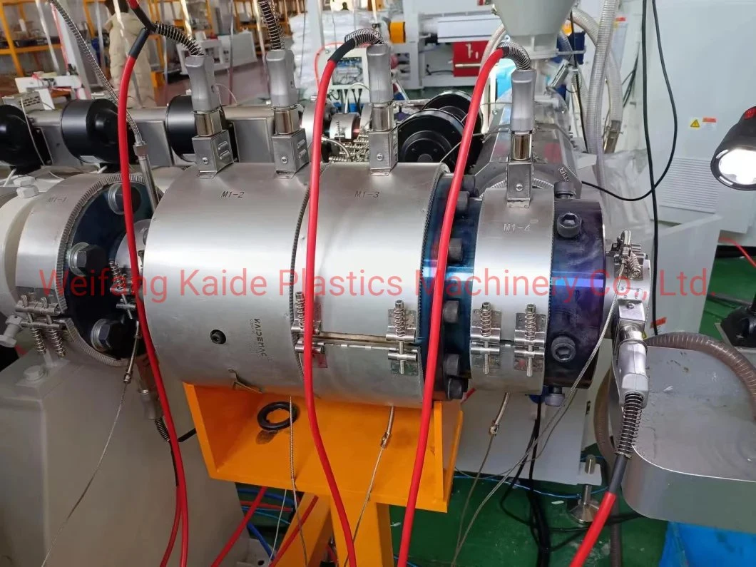 Direct Buried 7 Ways Tube Bundled HDPE Duct Microduit Microduct Optic Fiber Making Machine Production Line