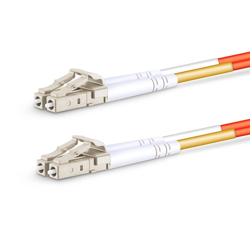 20m (66FT) LC Upc to Sc Upc Duplex 3.0mm PVC (OFNR) Om2 Multimode Fiber Optic Patch Cable