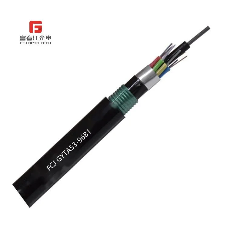 Fcj Water-Resistant GYTA Armoured Outdoor Underground Fiber Optic Cable