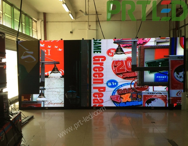 Shenzhen Price Front Access Indoor Rental LED Display Panel 600 X 337.5 mm Video Screen Wall (P2.5, P1.8, P1.56)
