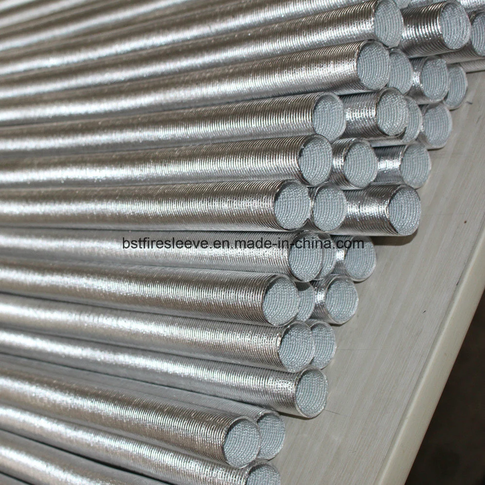 High Temperature Heat Shield Aluminum Foil Flexible Air Conditioner Hose Air Duct