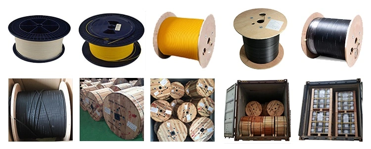 4-12 Cores Colored Fiber 12 24 Fo Asu Cable Asu Fiber Cable Non-Armored Aerial Asu80 Cable