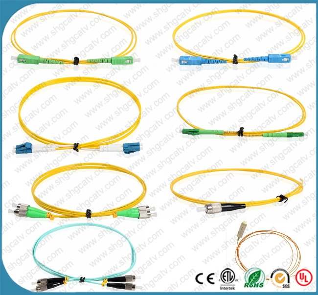 Fiber Optic Cable Patch Cord with Sc/FC/LC/St/MTRJ Connector