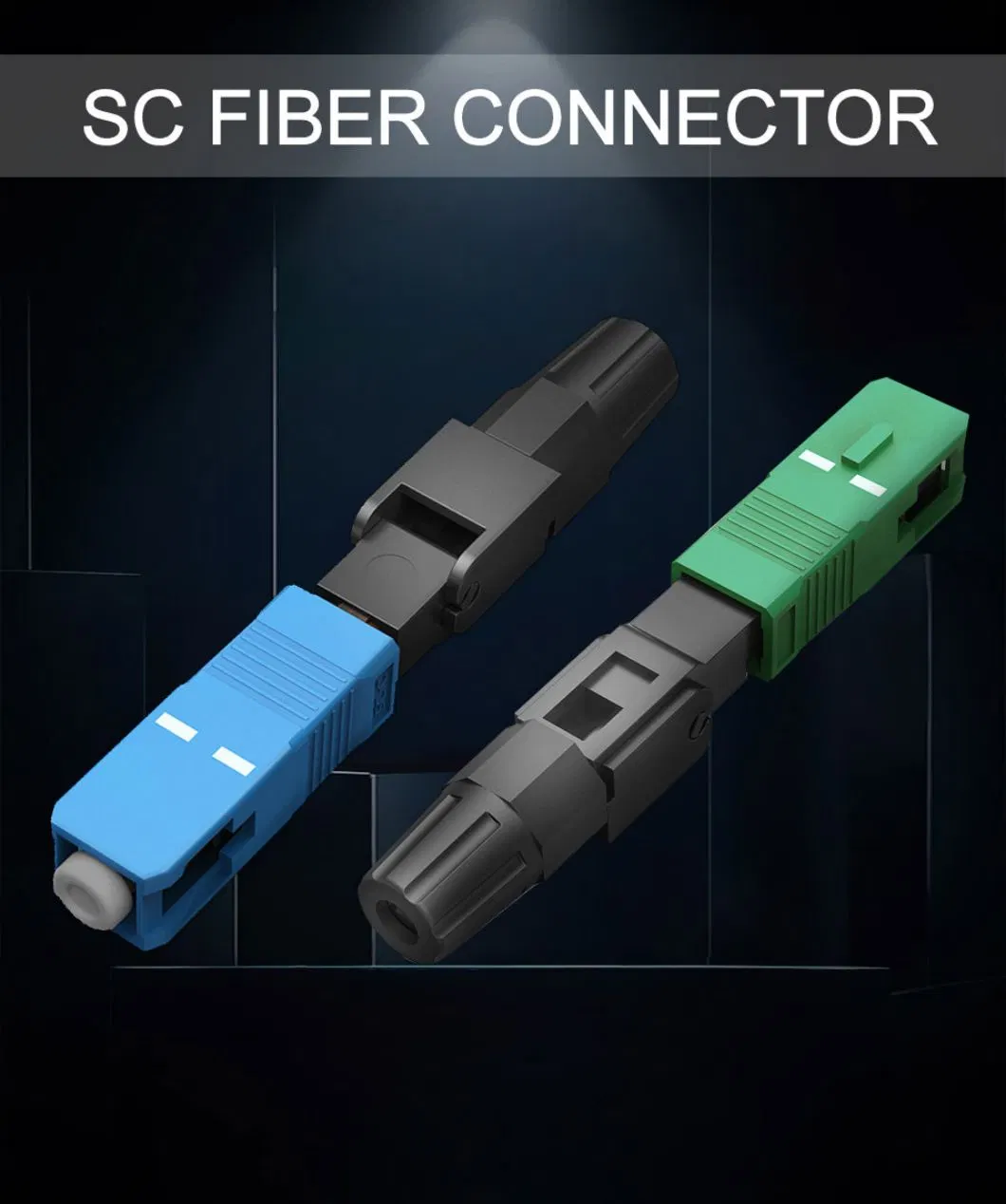 Sc/APC Optical Fiber Fast Connector Fiber Optic Connectors Quickly Assembly Connector