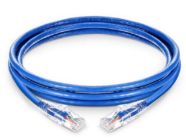 Cat5e Snagless Unshielded (UTP) PVC Cm Ethernet Network Optical Fiber Patch Cable Blue