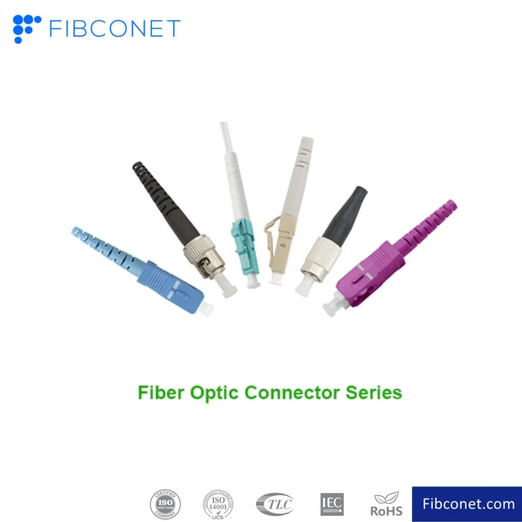 Mechanical LC Type 3.0mm Sx Dx 2.0mm Sx 0.9mm Fiber Optic Connector