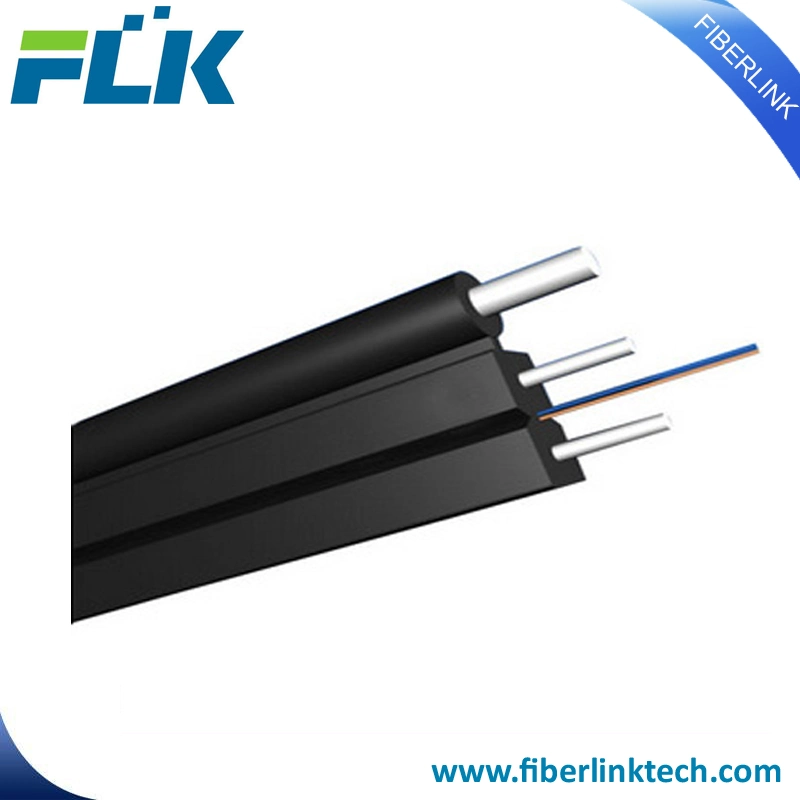 Outdoor Figure 8 Flat Steel Wire Fiber Optic Drop Cable for Communication