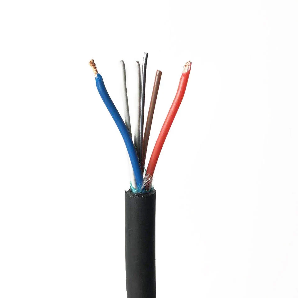 Light Weight Copper Fiber Hybrid Optical Cable Types Power Optical Fiber Composite Cable