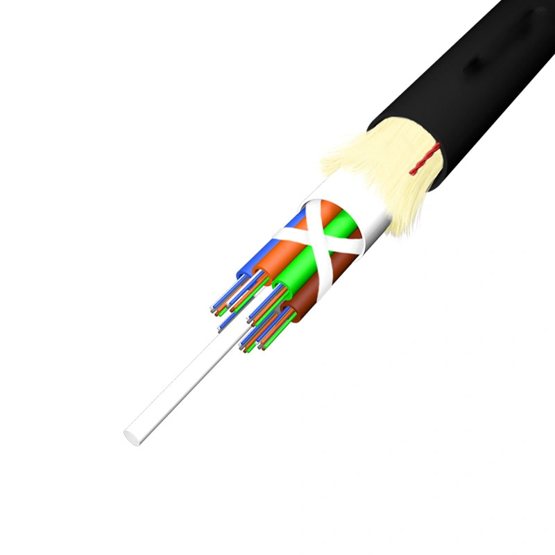 Single Jacket ADSS 12f 24f Span 100m 120m 150m Fiber Optic Cable