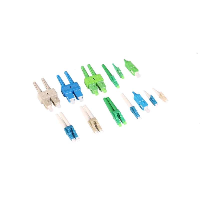 0.9mm 2.0mm 3.0mm Fiber Patch Cord Connector Type Sc LC Singlemode Multi Mode Fiber Optic Connector Kit