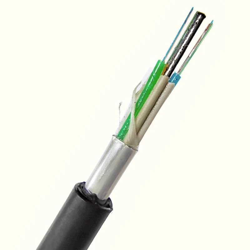 Outdoor 96 Core Om3 Armored Direct Bury Optic Fiber Cable