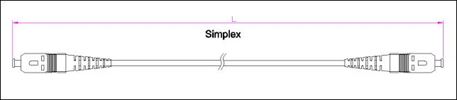 Sc-Sc Sm G652D Duplex Fiber Optic Jumper Cable with Duplex Clamp and Digital Identity