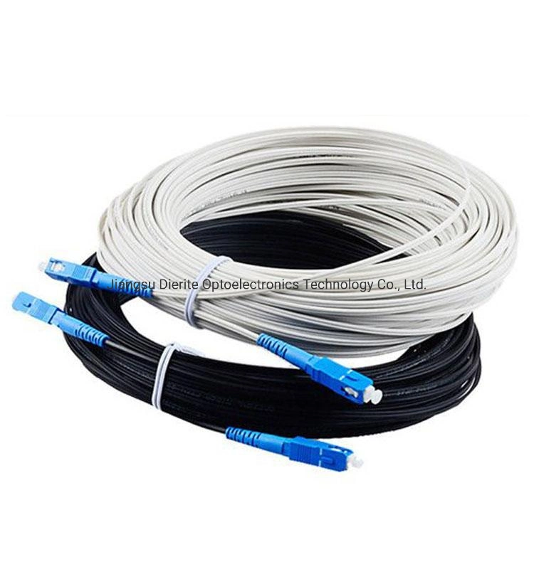 1-2 Cord FTTH Bow Type Drop Fiber Optic Patch Cord Sc APC Upc for Optical Fiber to The Home (FTTH) Odn System