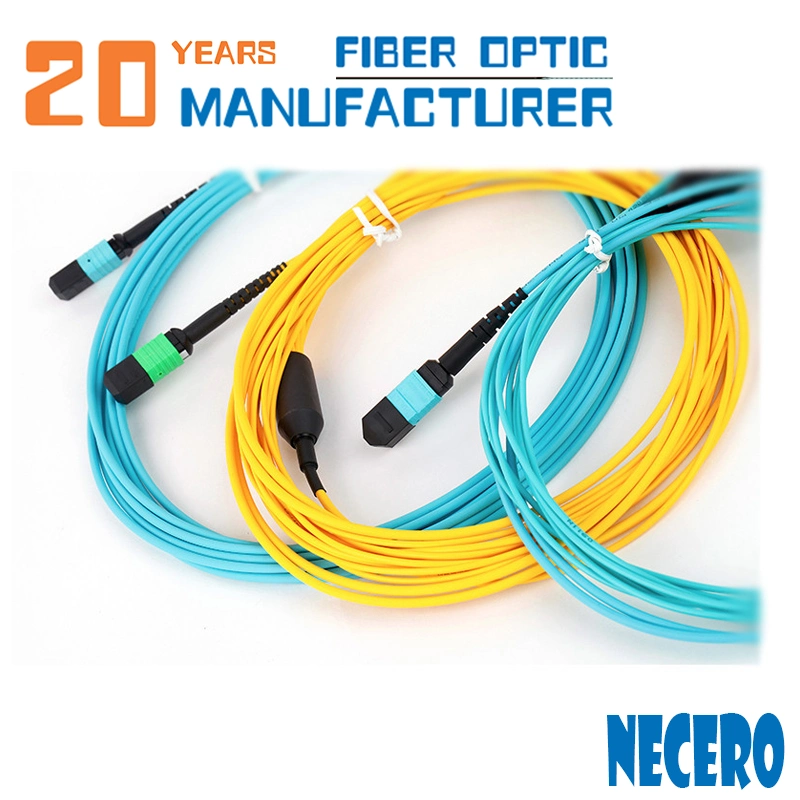 Hot Sale MPO Patch Cord Om4 Fiber Cable by Necero