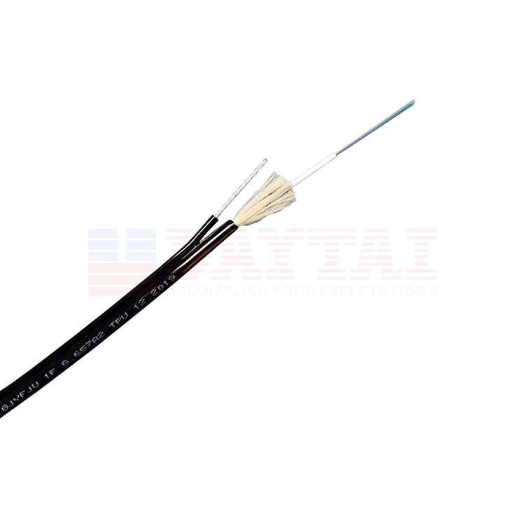 Tight-Buffered TPU Fiber G657A 4 Core Cable with Messenger