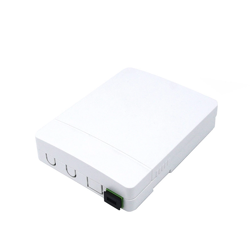 2 Port Lcapc Duplex FTTH Fiber Optic Terminal Box Wall Outlet IP54 Indoor ABS+PC
