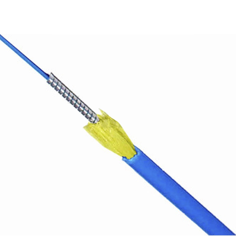 6-Fibers Singlemode 9/125 Single-Armored Indoor Tight-Buffered Breakout Fiber Optical Cable