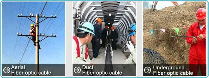 Factory Prices Optic Fiber Cable Networking 24/48/96/144core Duct Outdoor GYTA