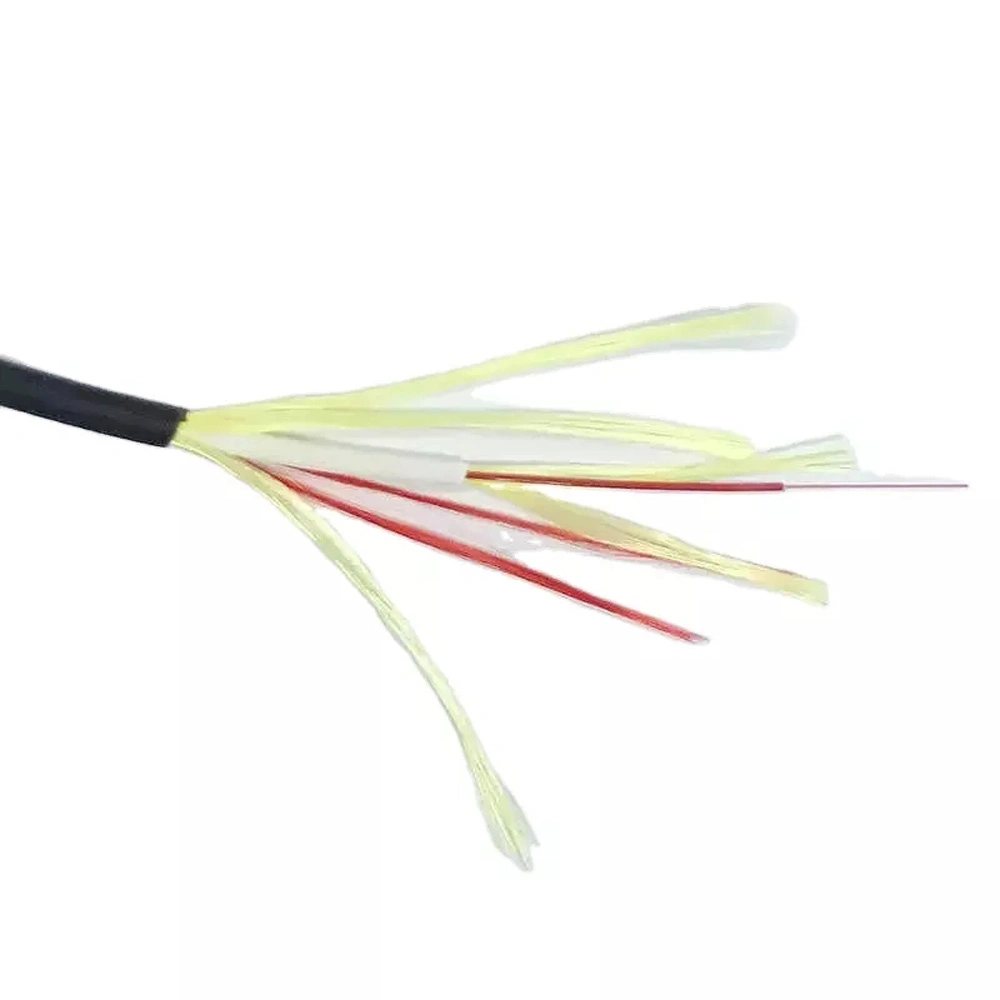 1c Single Mode G657A2 Double LSZH Sheath 4.5mm Fiber Optic Drop Cable