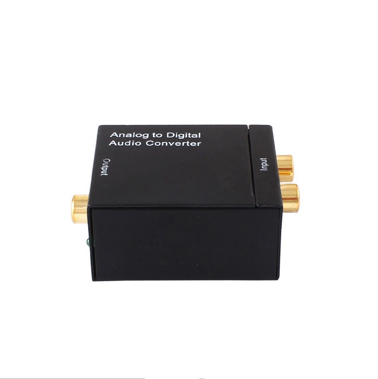 Analog to Digital Audio Converter Adapter Digital Adaptador Optic Coaxial RCA Toslink Signal