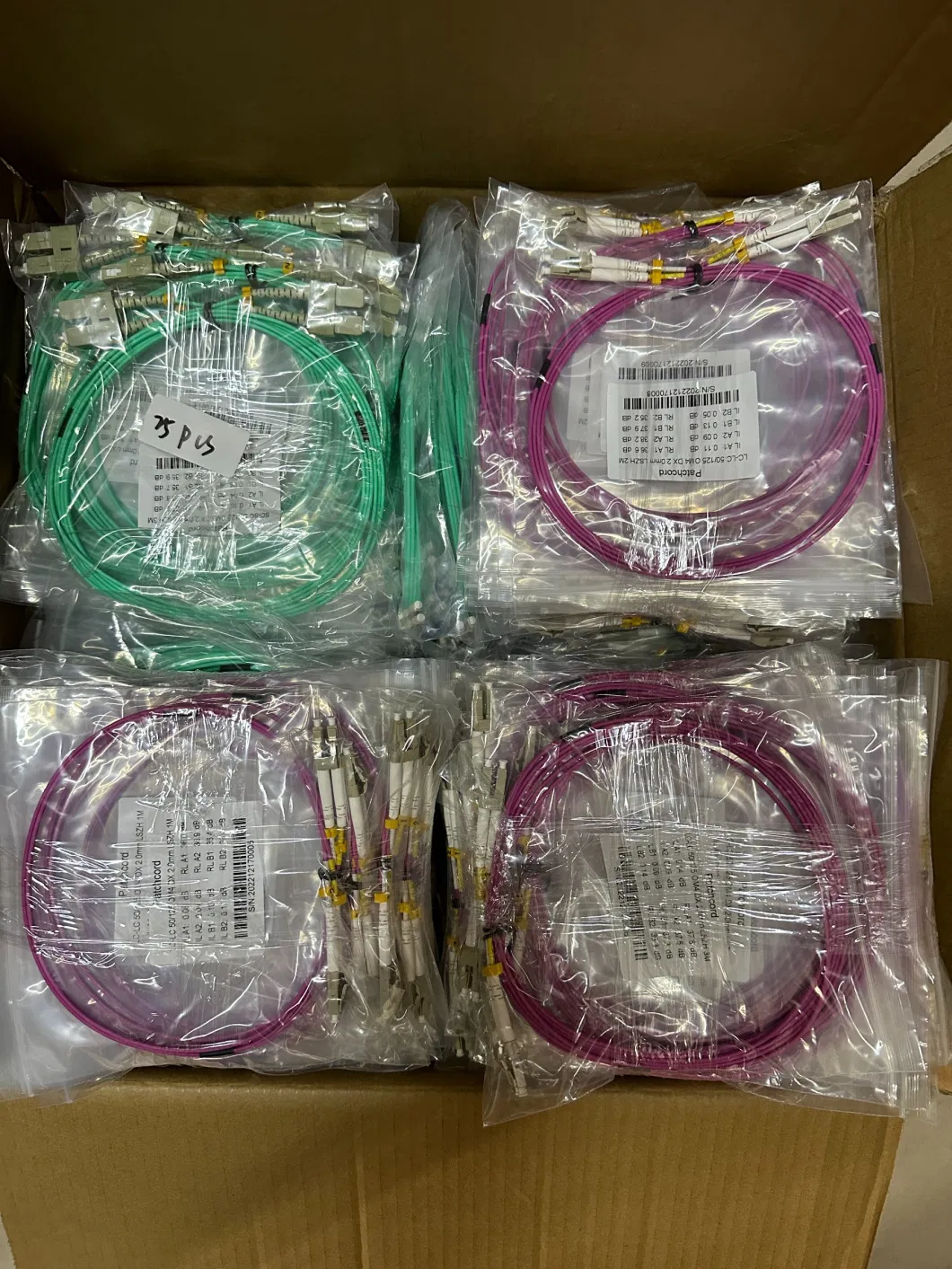 FC-FC Fiber Optical Cable Multimode Duplex Fiber Optic Patch Cord