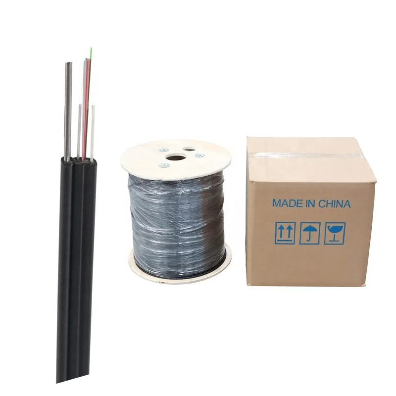 Gxts G652D G657A 12, 24, 48, 36 Cores with Drop Wire Outdoor Fiber Optic Cable