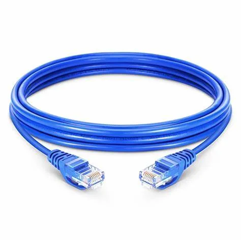 Cat5e Snagless Unshielded (UTP) PVC Cm Ethernet Network Optical Fiber Patch Cable Blue