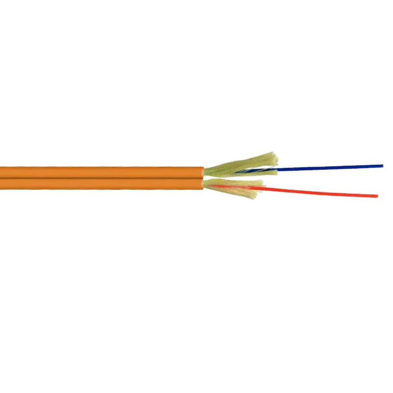 Om1 Mmf 62.5/125 Duplex Fiber Optic Cable 3.0mm Od Orange Ofnr