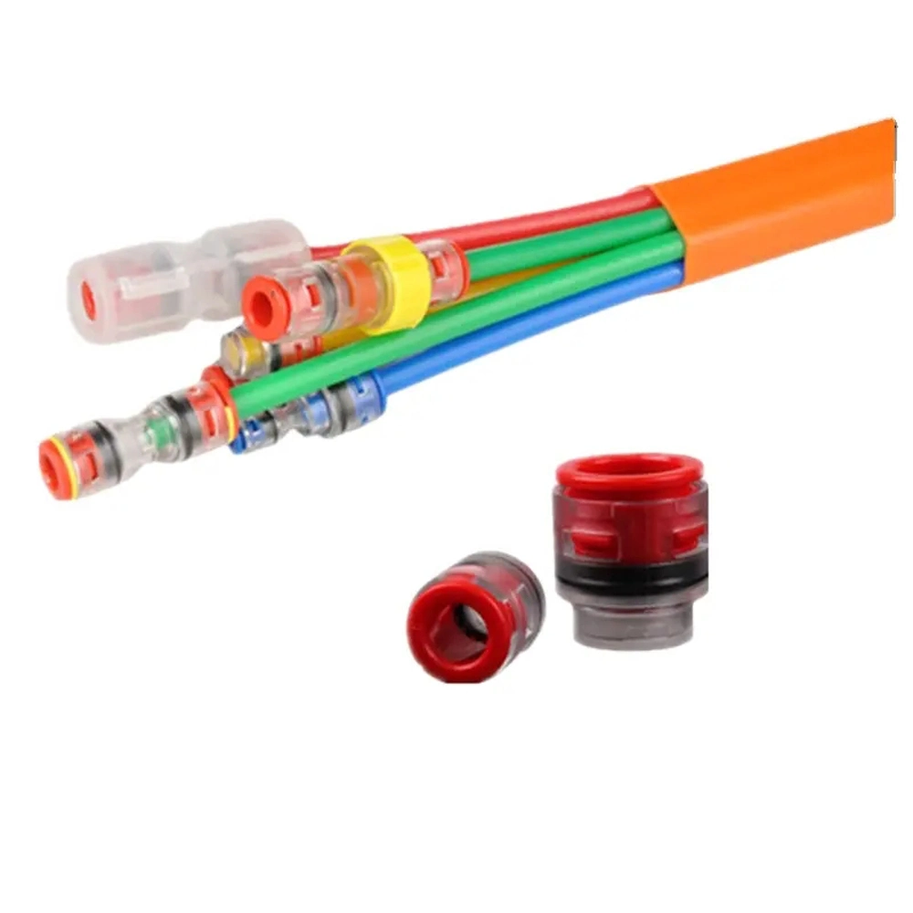 Kolorapus Air-Blown Plastic HDPE Optic Fiber Cable Micro Duct Connectors for Underground Telecom Pipe Connection