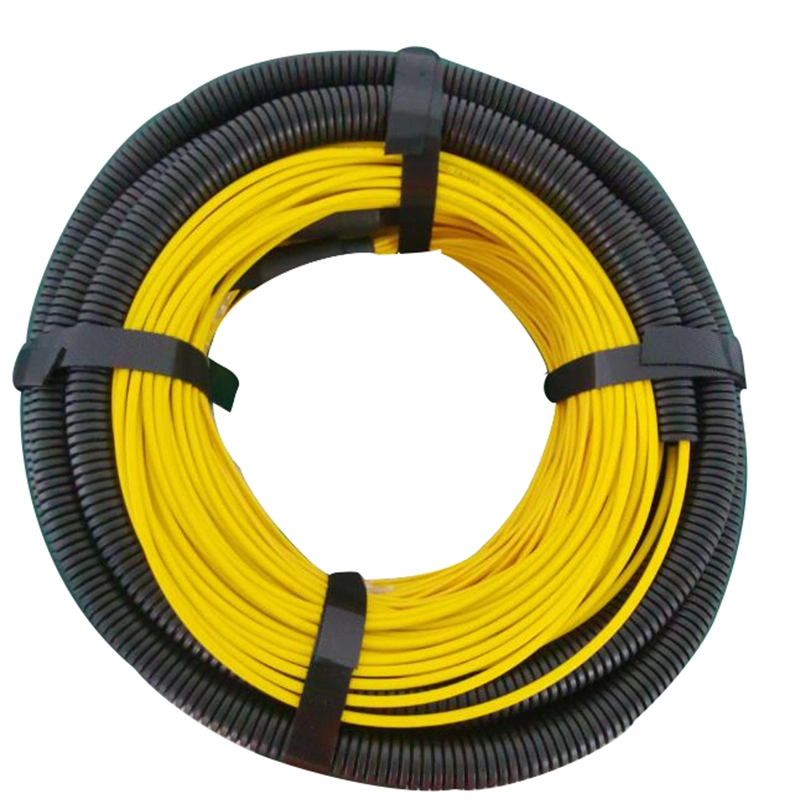 Pre Connectorized Multi Fiber Cables in Corrugated Tube Fiber Optic Distribution Cable Patchord