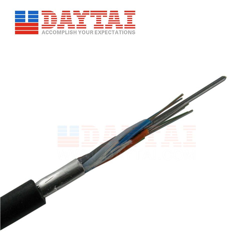 Outdoor 96 108 144 288 Core Single Mode Multi Mode Fiber Optic GYTA Cable