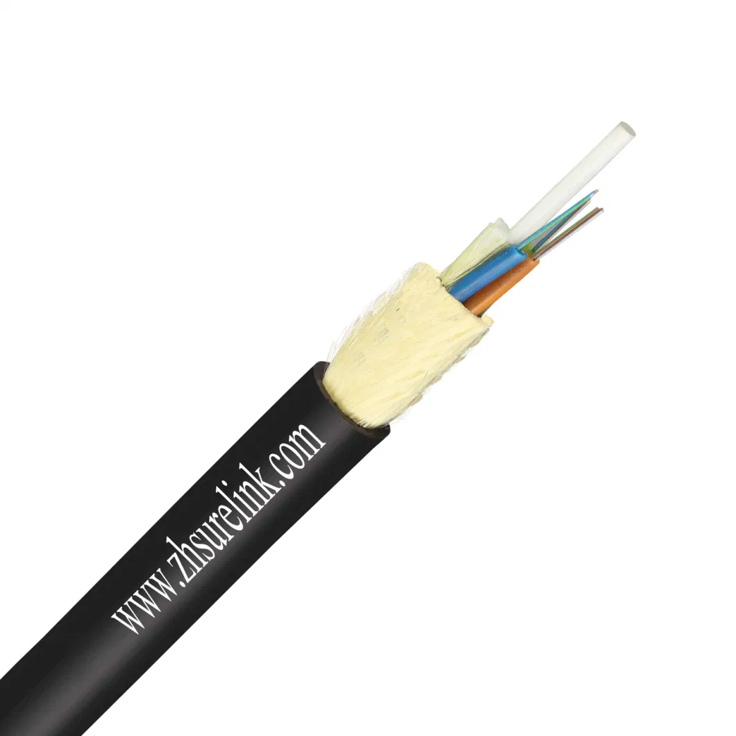 Manufacturer All Dielectric Self-Support Single Jacket ADSS Cable Factory Fiber Cable G. 652D ADSS ADSS Fiber