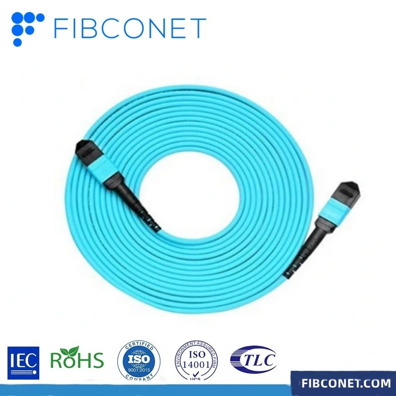 FTTH 2.0/3.0mm MPO-MPO Multimode Om1/Om2/Om3/Om4/Om5 Optic Fiber Optical Jumper Cable