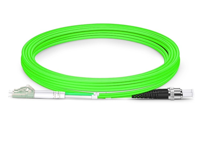 Fiber Optic Jumper Patch Cord Cable Om3 Om4 Multi-Mode Duplex LC to St APC/Upc Patch Cord