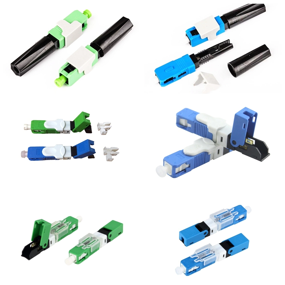 FTTH Drop Wire Cable Sc/APC Mechanical Fiber Optic Quick Fast Connector