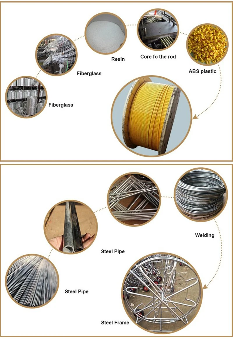 Trade Fiberglass Rod Fish Tape Electric Duct Laying Fiberglass Cable Duct