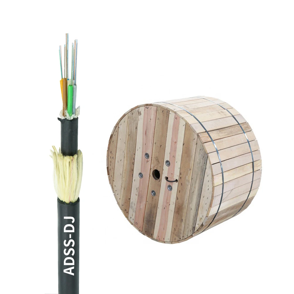 Free Samples All-Dielectric Self-Supporting ADSS Optic Cable with 2/4/6/8/10/12/24 cores