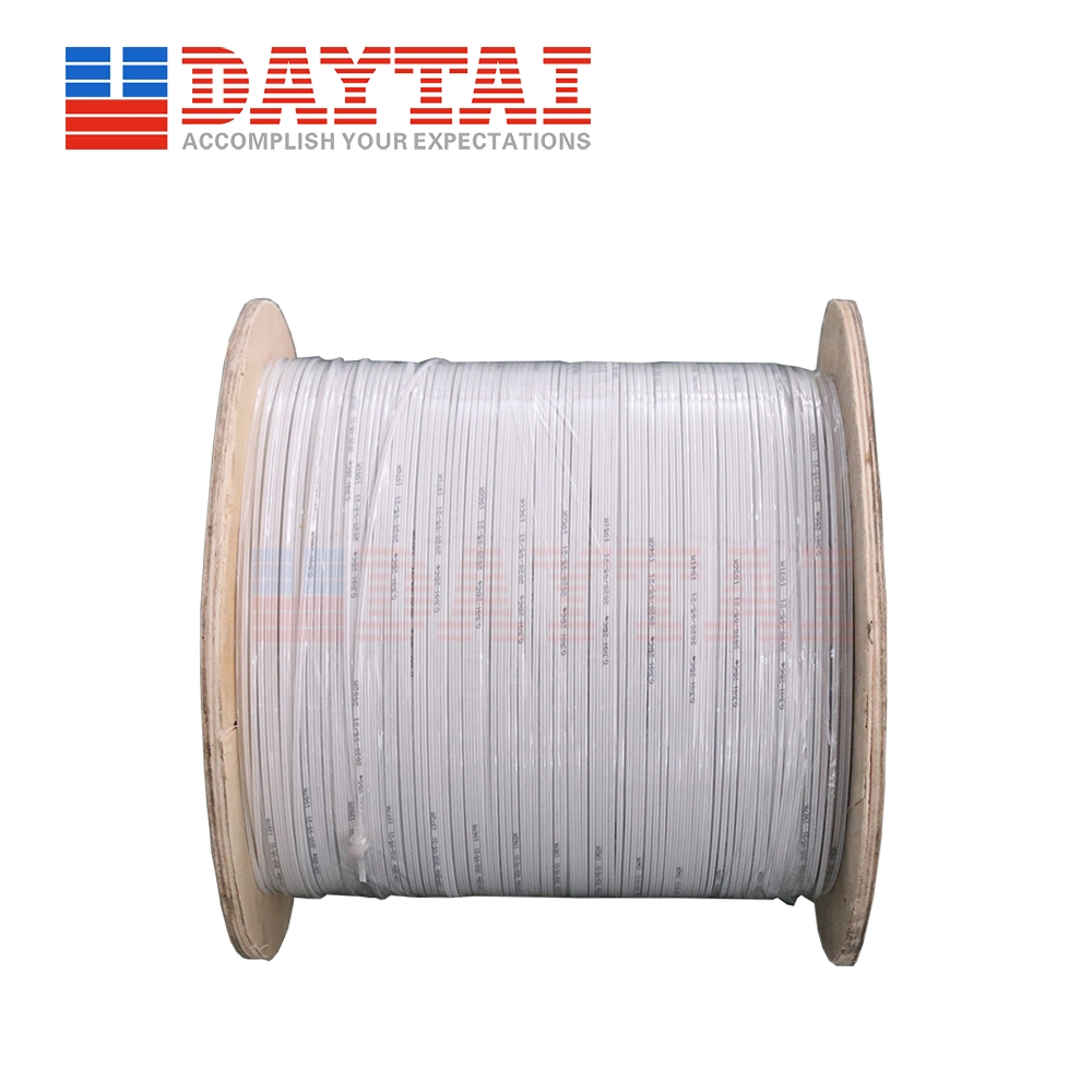 1 2 4 Core Fiber Optic Indoor/Outdoor Flat FTTH Drop Cable