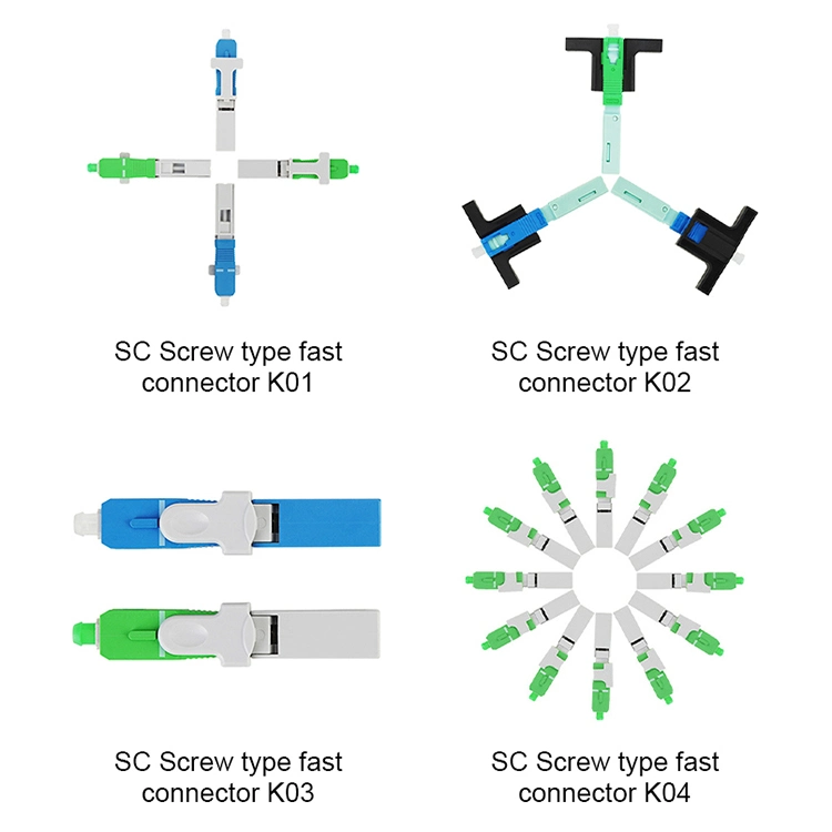 Hot Sale Embedded Sc/LC APC/Upc Fast Connector Single Mode Multi Mode Fiber