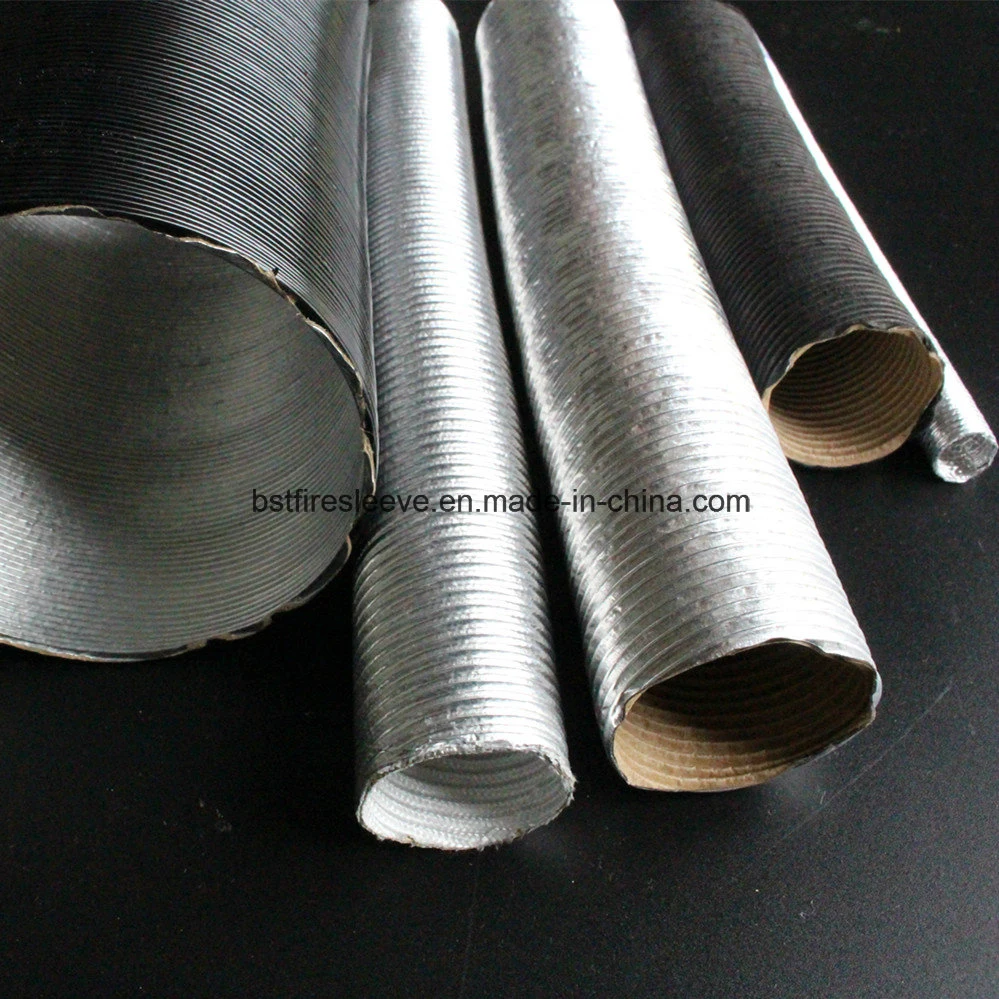 Exhaust to Air Cleaner Ventilation Pipe Aluminum Foil Fiberglass Fabric Hot Air Duct
