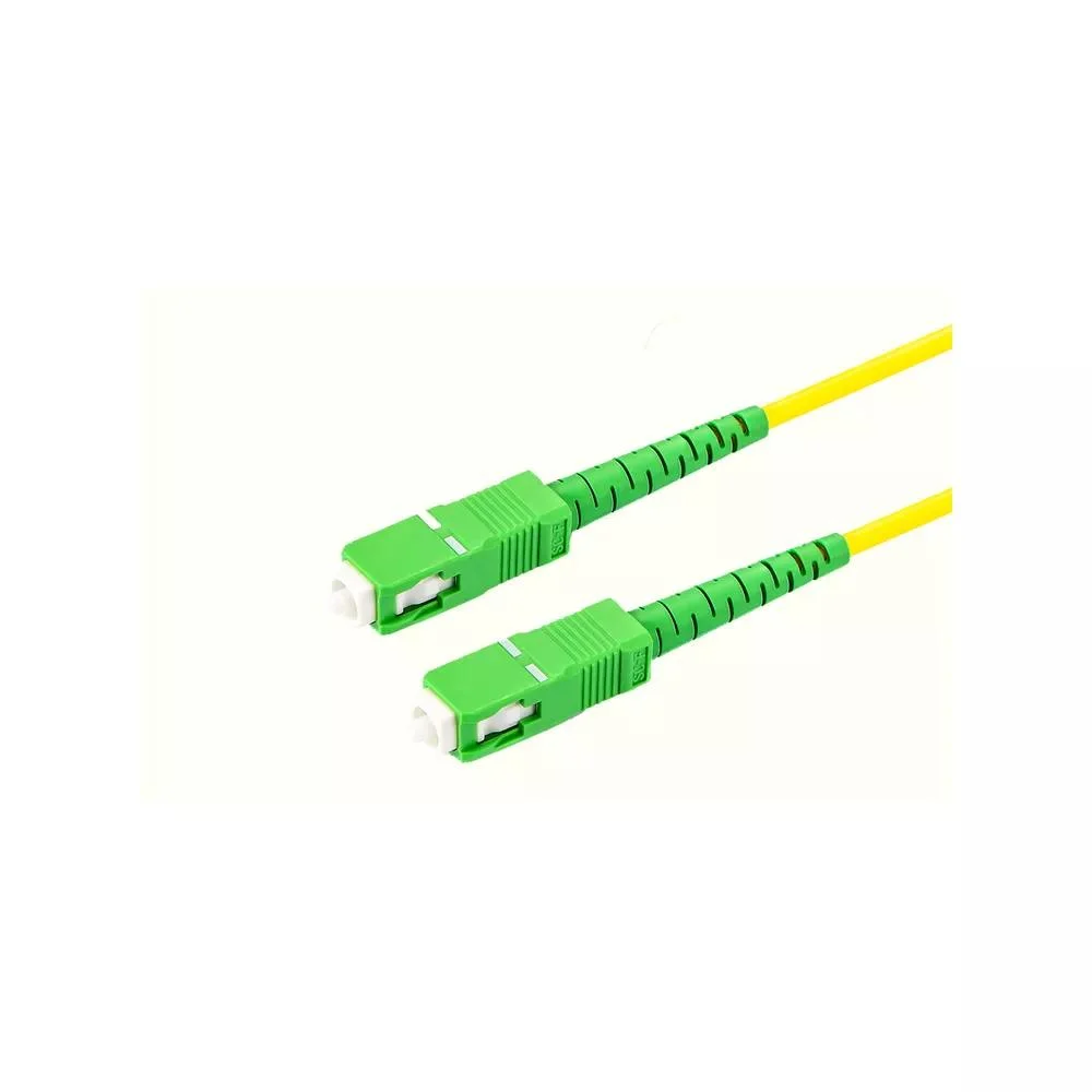 Sc-Sc APC Type Single Mode Sc APC Fiber Optic Patch Cord Simplex Fiber Optical Jumper Cable