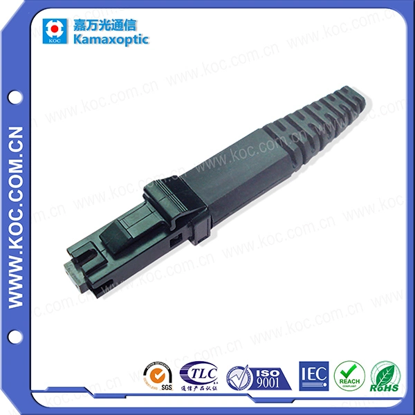 MTRJ/PC Female Fiber Optic Connector with Black Color