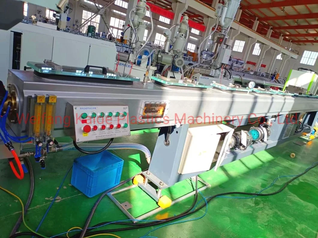 China Fiber Optic Cable Pulling HDPE Silicone Core Micro Duct Tube Making Machine Production Line