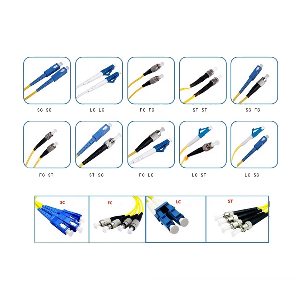 0.9mm 2.0mm 3.0mm Fiber Patch Cord Connector Type Sc LC Singlemode Multi Mode Fiber Optic Connector Kit