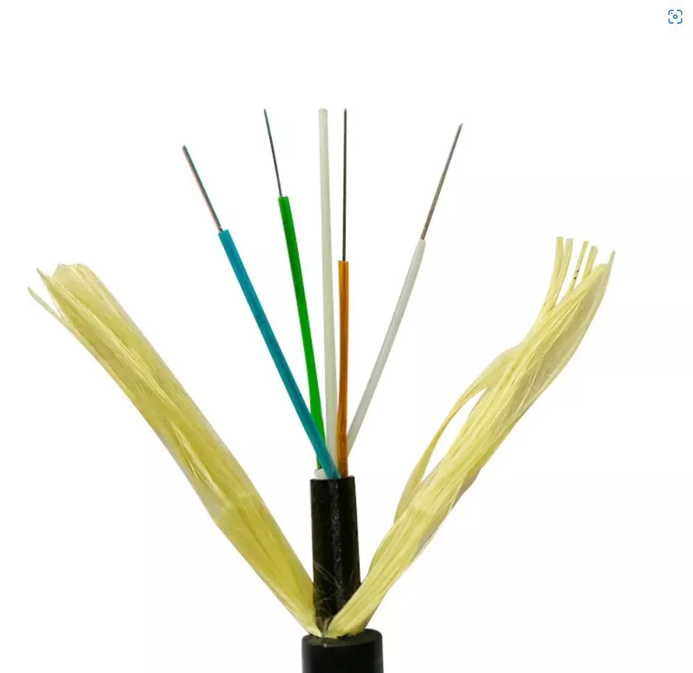 All Dielectric Self Supporting 12 24 48 96 144 Core Double Jacket Optical Fiber Cable ADSS 4km Per Drum
