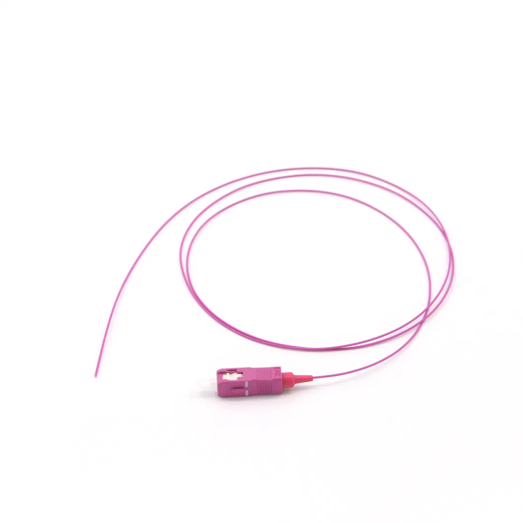 Sc Om4 Fiber Optic Pigtail with 1 Meter