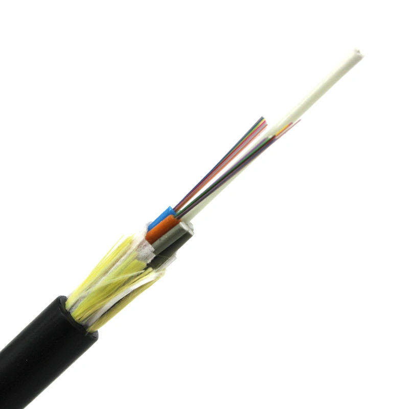 Free Samples All-Dielectric Self-Supporting ADSS Optic Cable with 2/4/6/8/10/12/24 cores